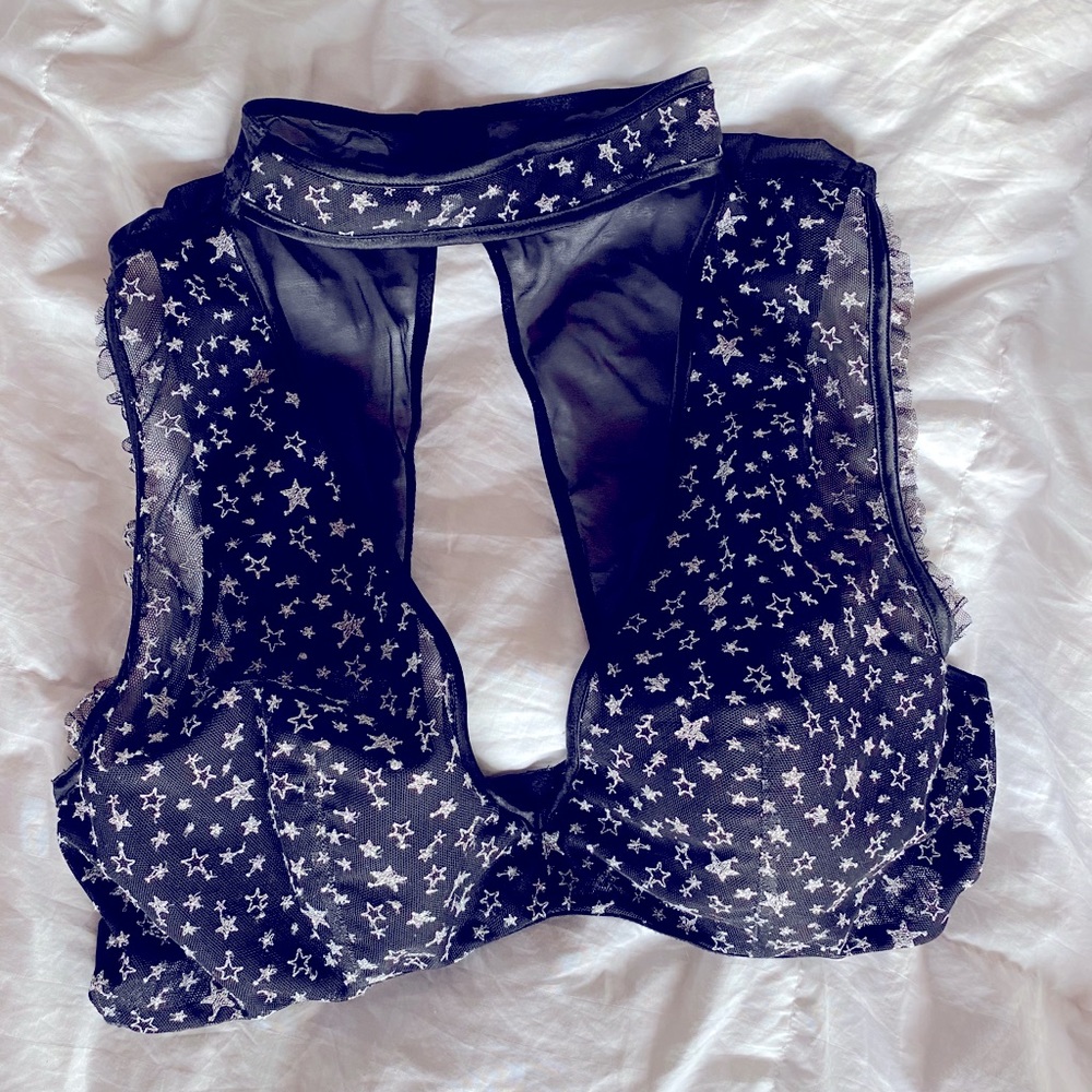 Victoria secret star lingerie top